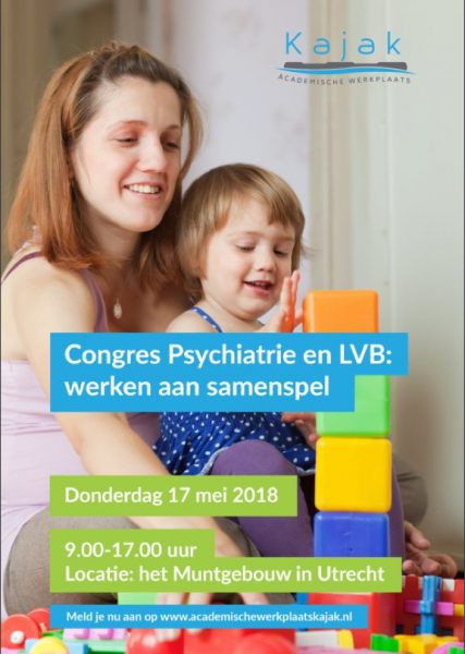 Poster Congres psychiatrie en LVB: werken aan samenspel